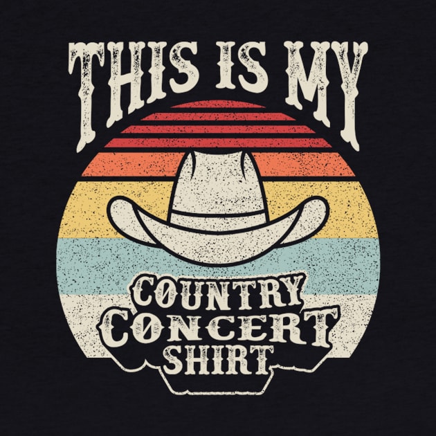 Retro Vintage This Is My Country Concert Shirt Cowboy Cowgirl Hat Howdy Rodeo Western by SomeRays